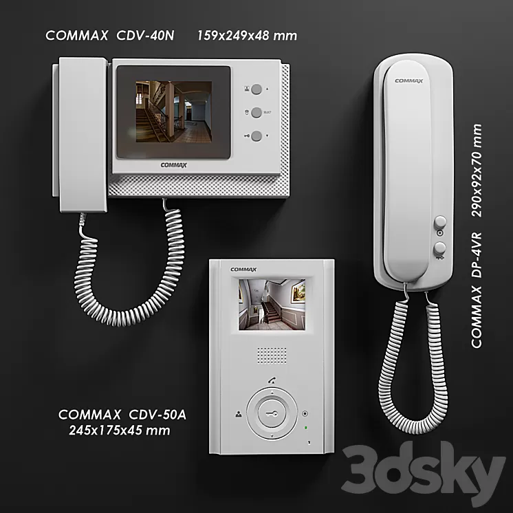 Intercoms COMMAX 3D Model