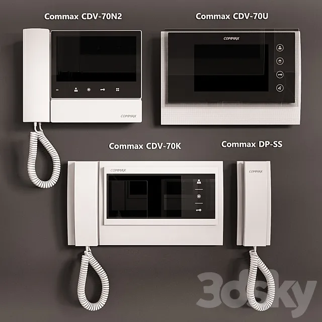 Intercoms COMMAX 3DModel