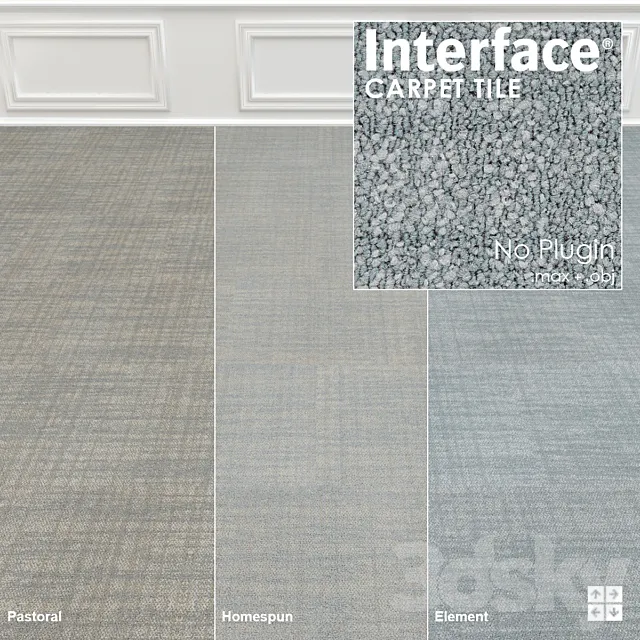 Interface Carpet Contemplation Texture No: 1 3D Model Interface Carpet Contemplation Texture No: 1 3D Model