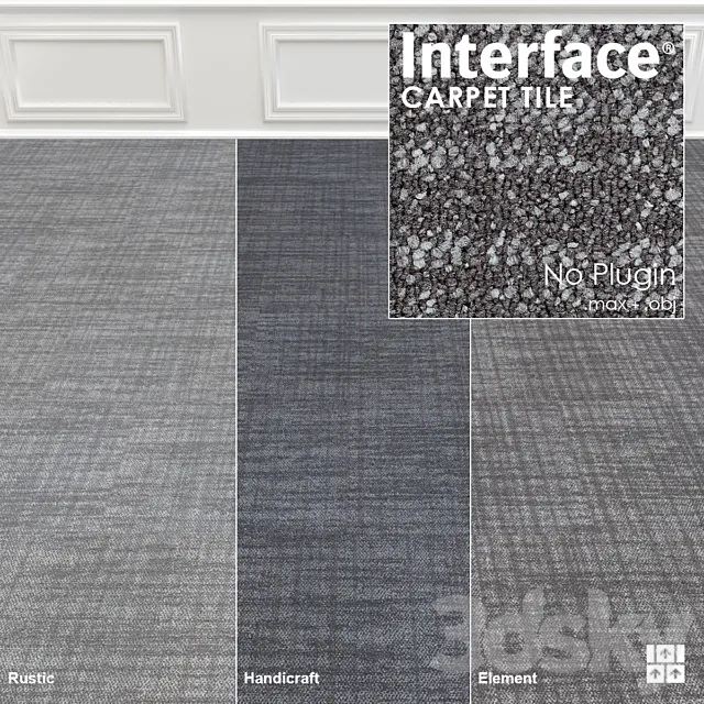 Interface Carpet Contemplation Texture No: 2 3D Model Interface Carpet Contemplation Texture No: 2 3D Model