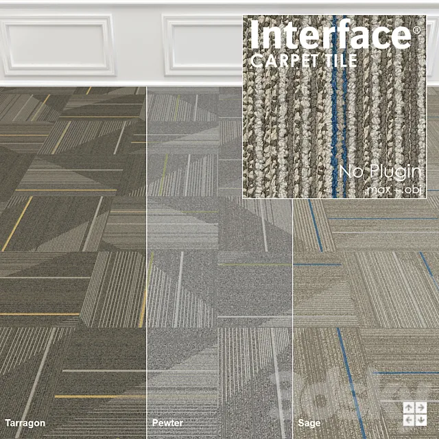 Interface Carpet Detours Texture No: 2 3D Model Interface Carpet Detours Texture No: 2 3D Model