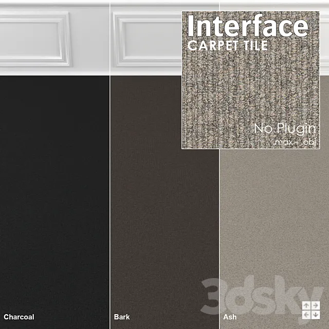Interface Carpet Urban Retreat Two Texture No: 1 3D Model Interface Carpet Urban Retreat Two Texture No: 1 3D Model