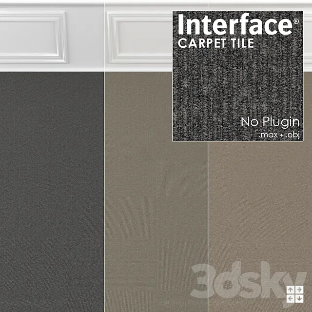 Interface Carpet Urban Retreat Two Texture No: 2 3D Model Interface Carpet Urban Retreat Two Texture No: 2 3D Model
