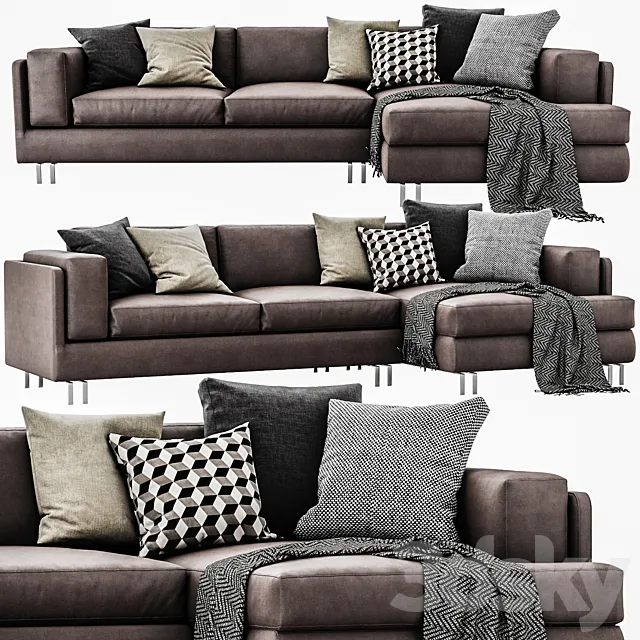 Interface Mama Chaise Lounge 3D Model