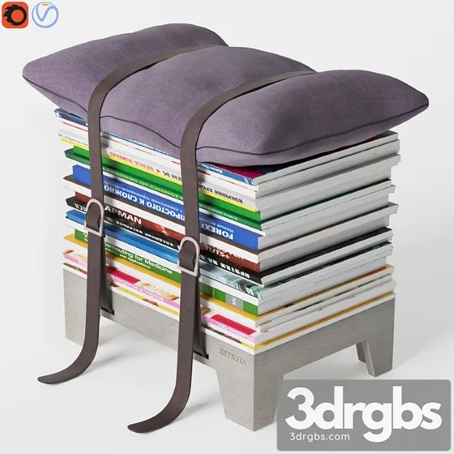 Interia stool 2 3D Model Download Interia stool 2 3D Model Download