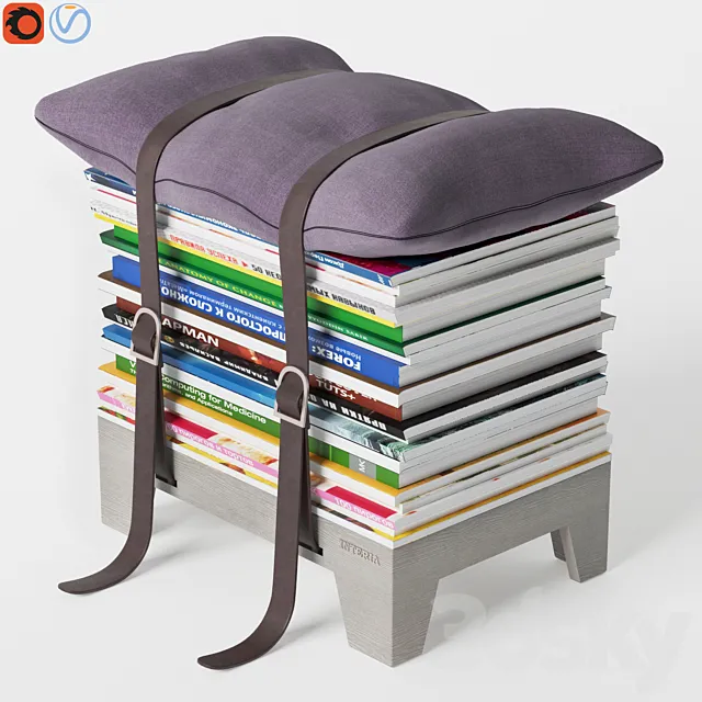 Interia stool 3D Model