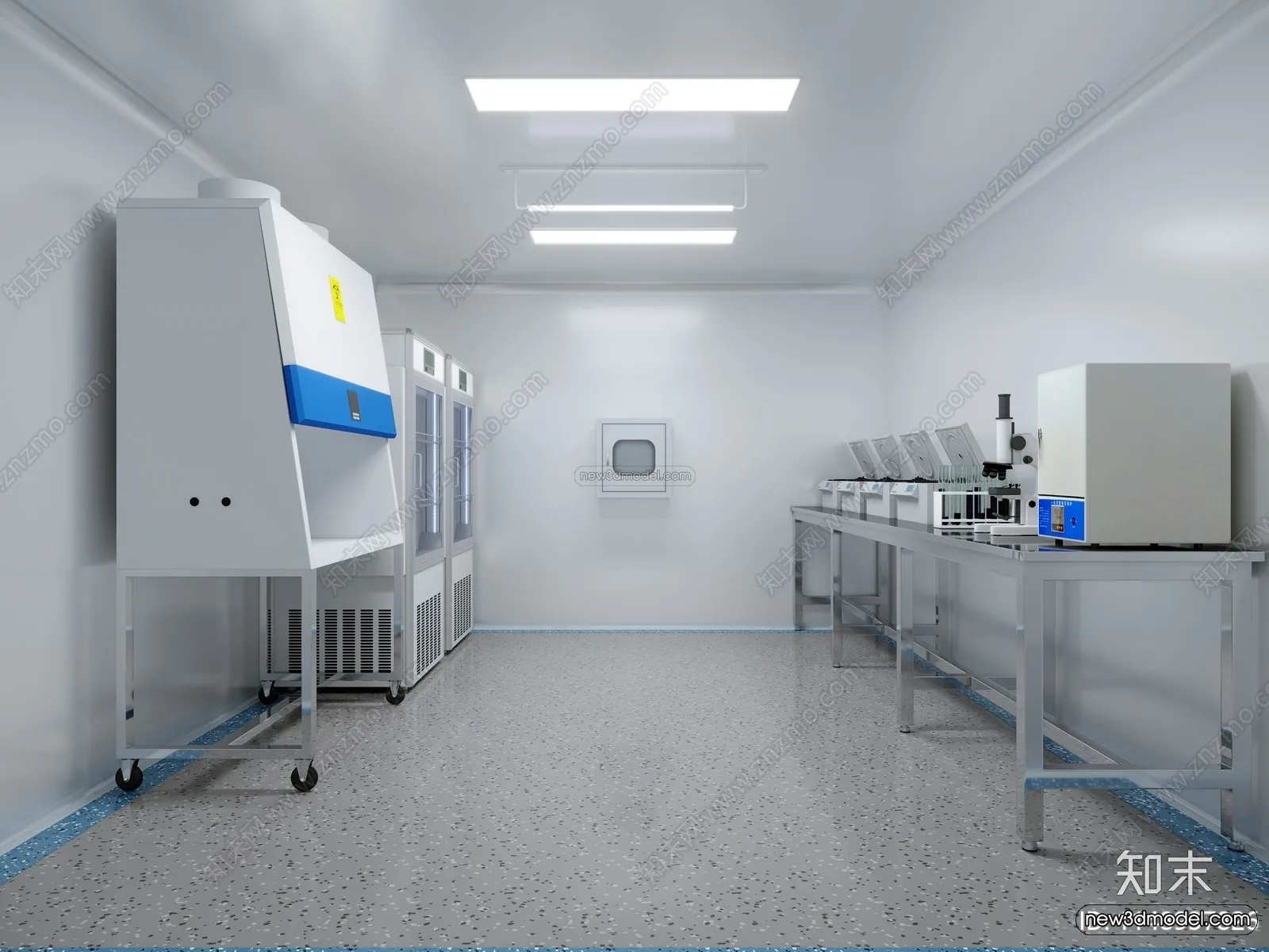 Interior 3D Model of Laboratory – 3D Scene – 049 – CORONA