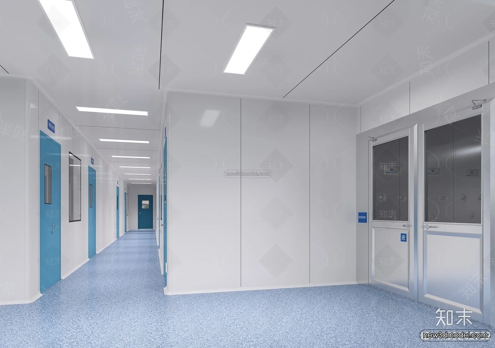 Interior 3D Model of Laboratory – 3D Scene – 080 – CORONA