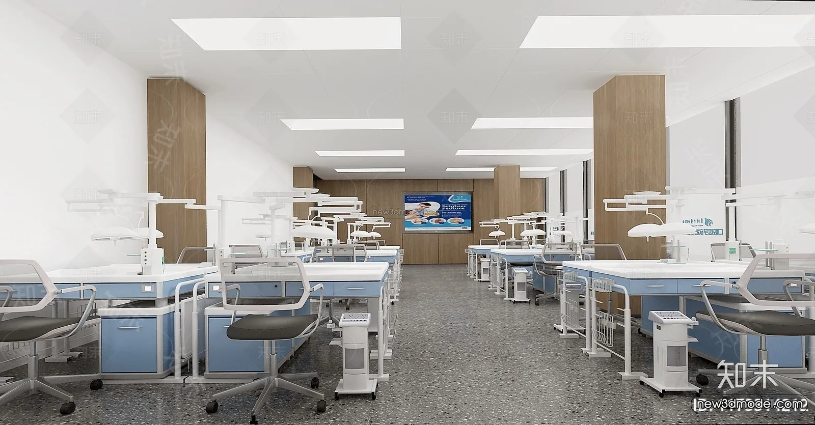 Interior 3D Model of Laboratory – 3D Scene – 109 – VRAY