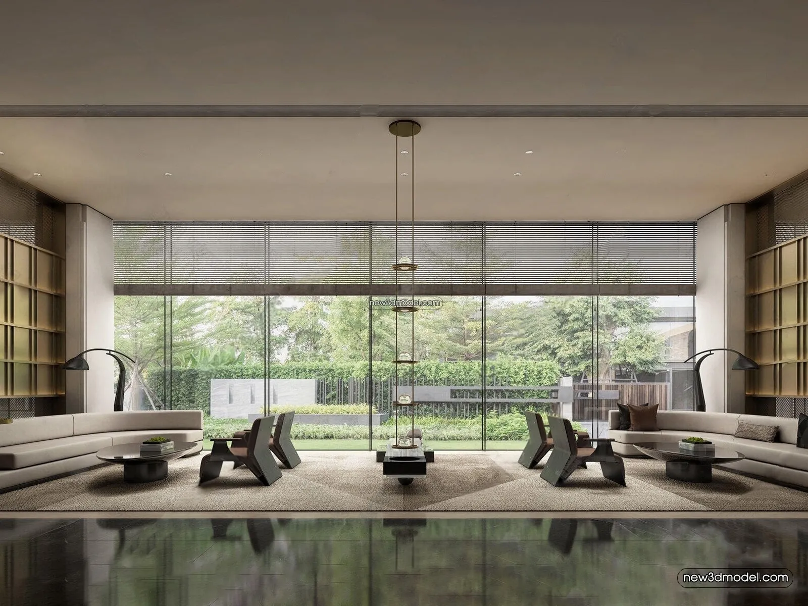 Interior 3D Model of Sales Office – 3D Scene – 013 – VRAY