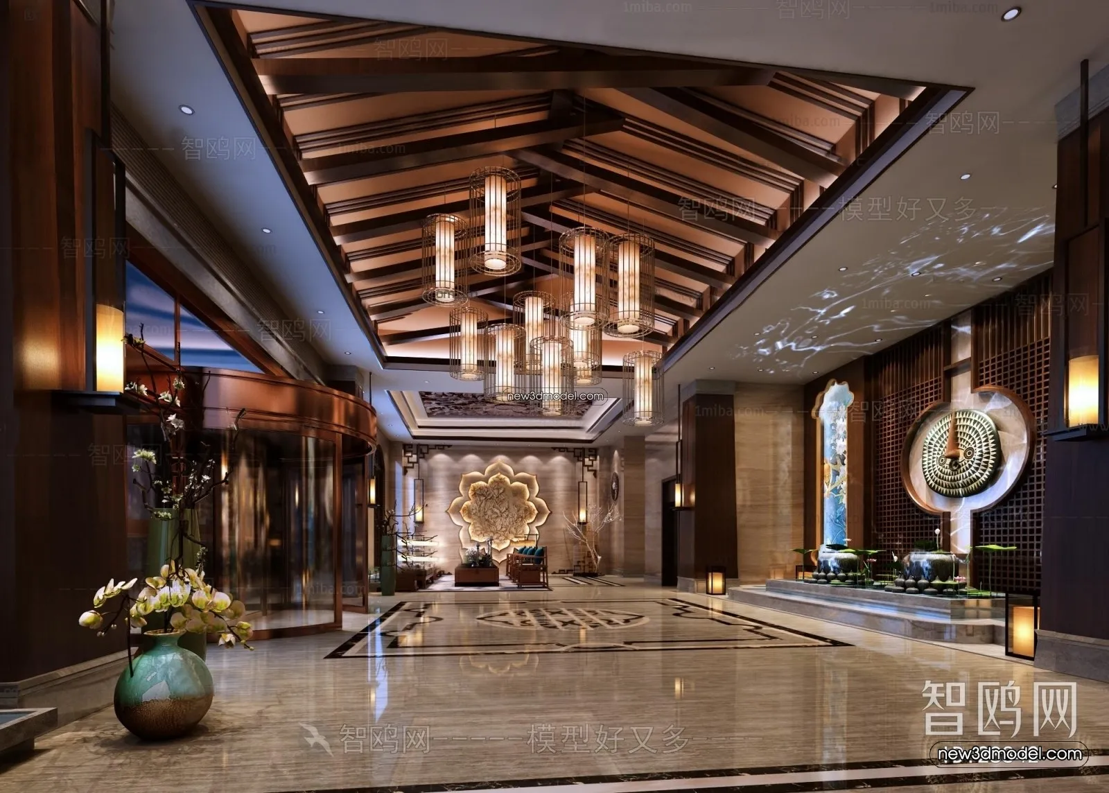 Interior 3D Model of Sales Office – 3D Scene – 019 – VRAY