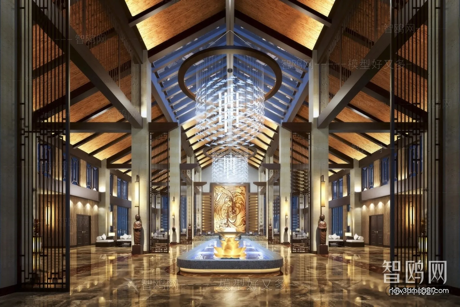 Interior 3D Model of Sales Office – 3D Scene – 033 – VRAY