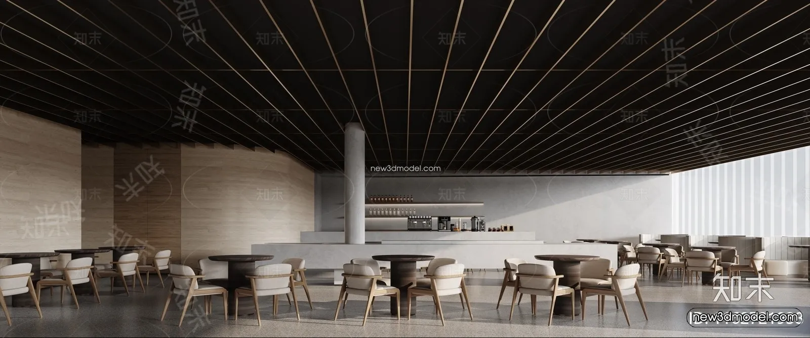 Interior 3D Model of Sales Office – 3D Scene – 100 – VRAY