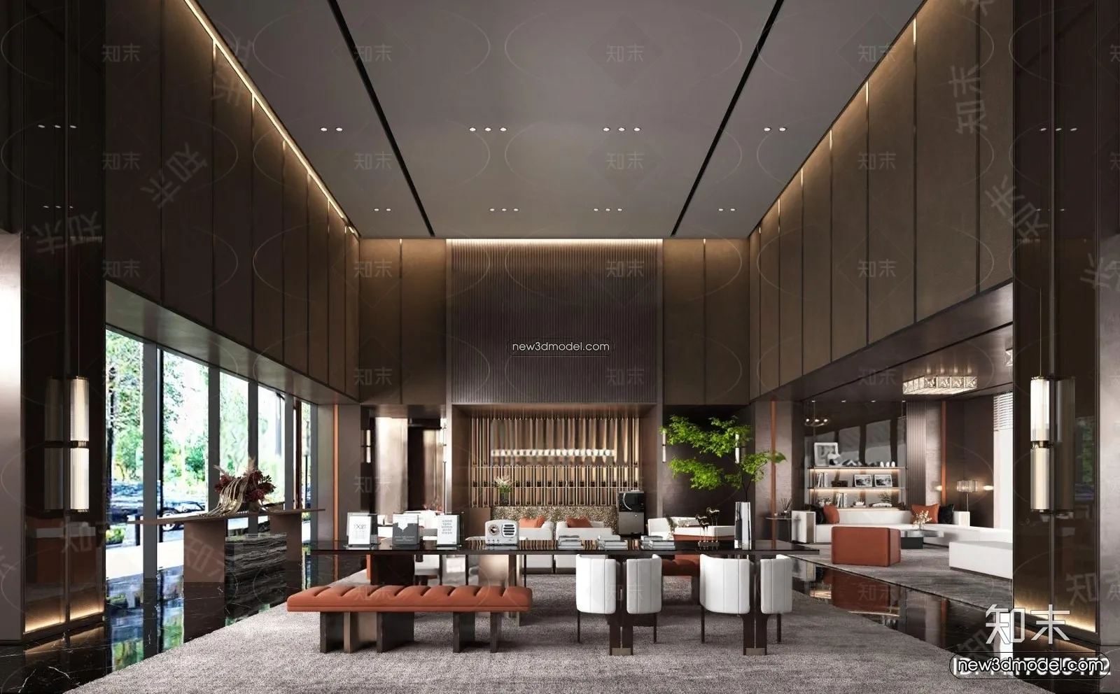 Interior 3D Model of Sales Office – 3D Scene – 118 – VRAY