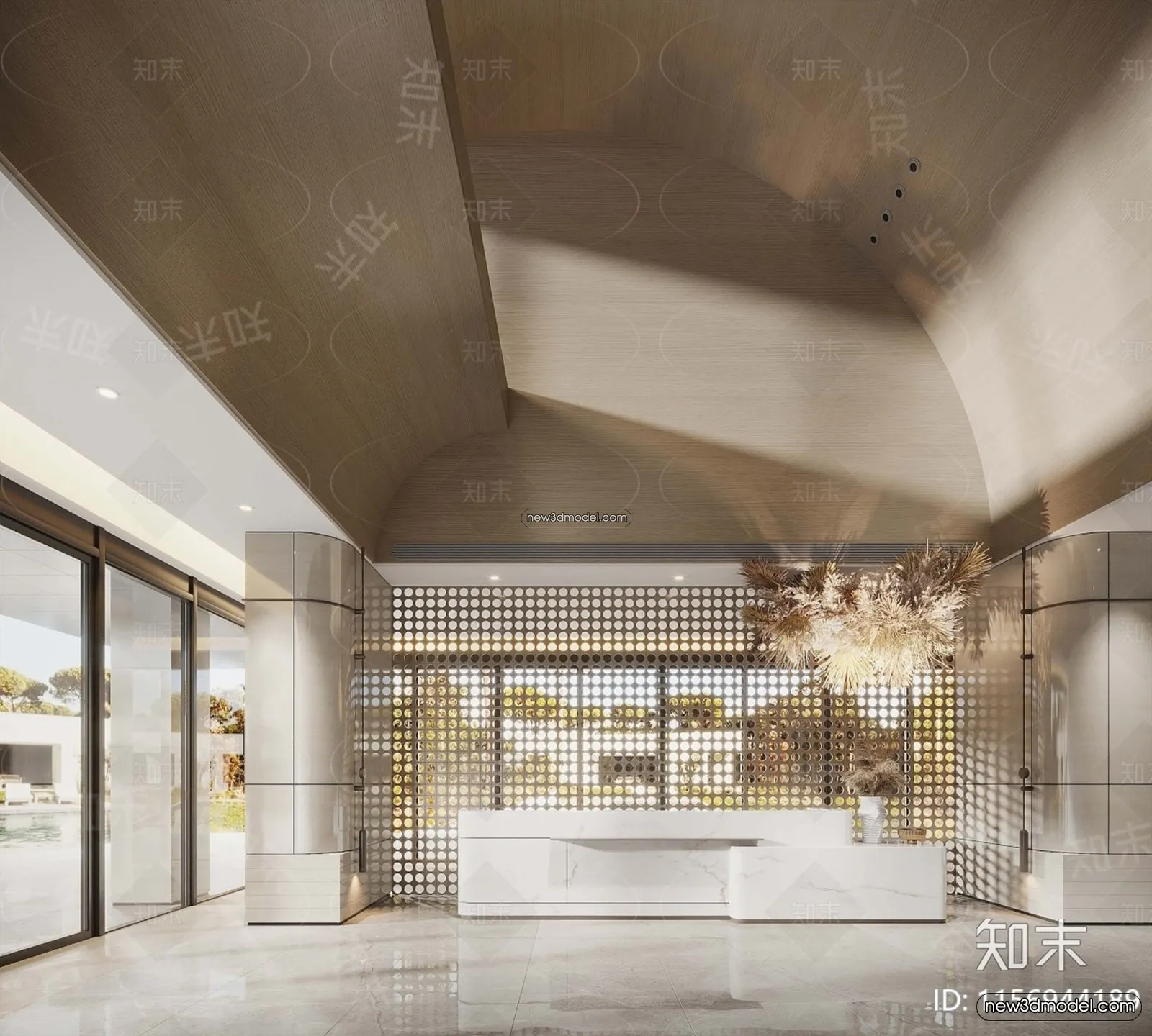 Interior 3D Model of Sales Office – 3D Scene – 129 – VRAY