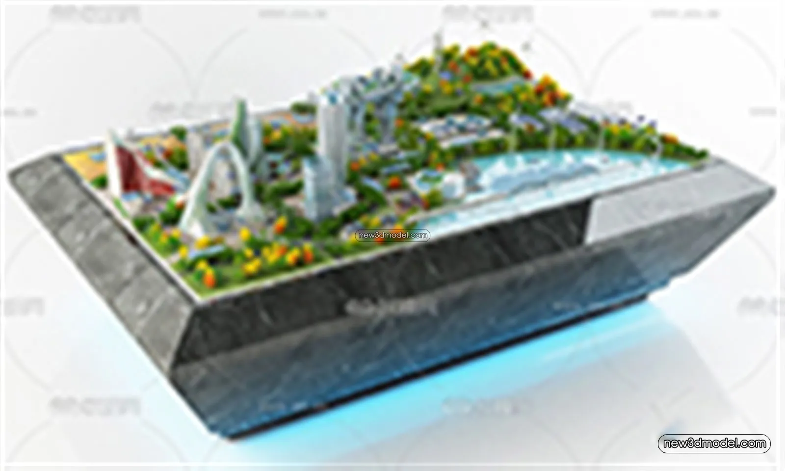 Interior 3D Model of Sales Office – 3D Scene – 134 – VRAY