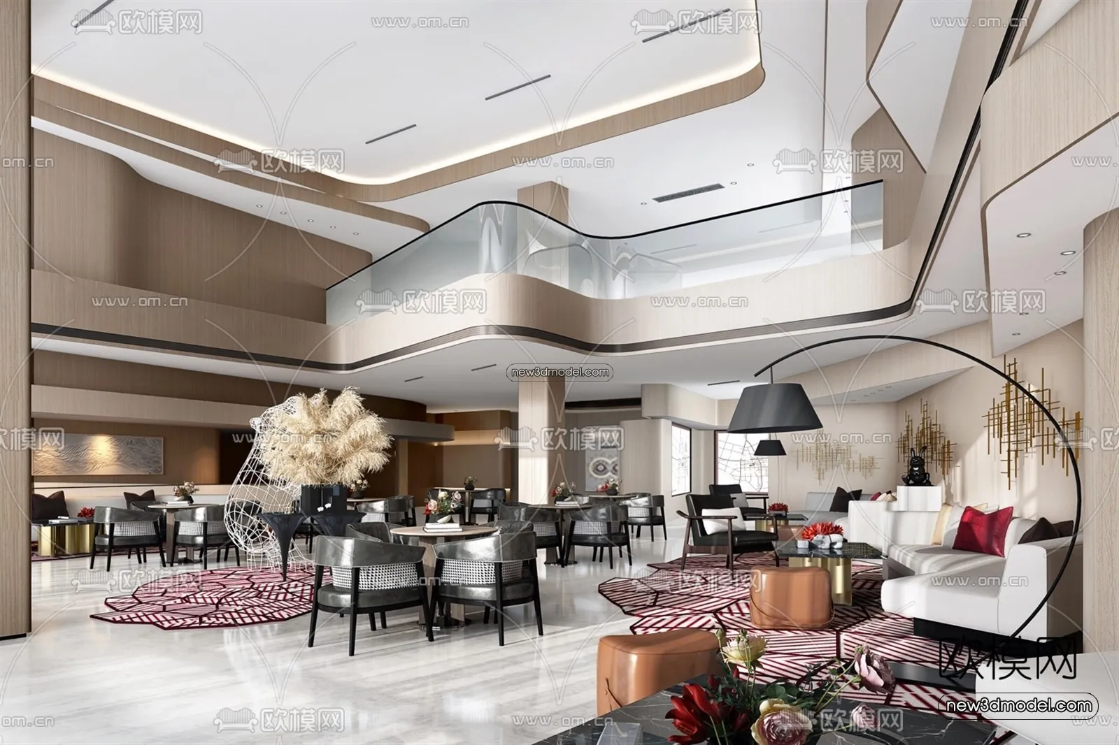 Interior 3D Model of Sales Office – 3D Scene – 144 – VRAY