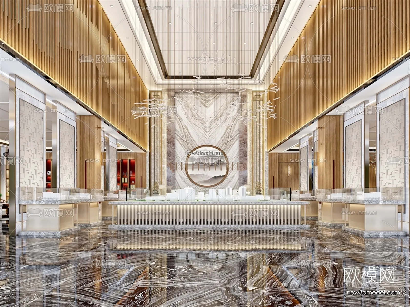 Interior 3D Model of Sales Office – 3D Scene – 147 – VRAY