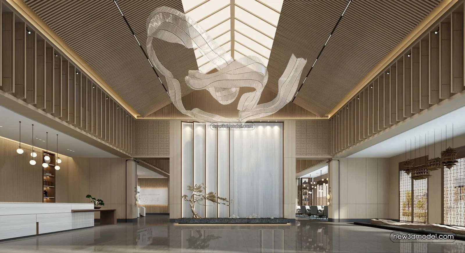 Interior 3D Model of Sales Office – 3D Scene – 149 – VRAY