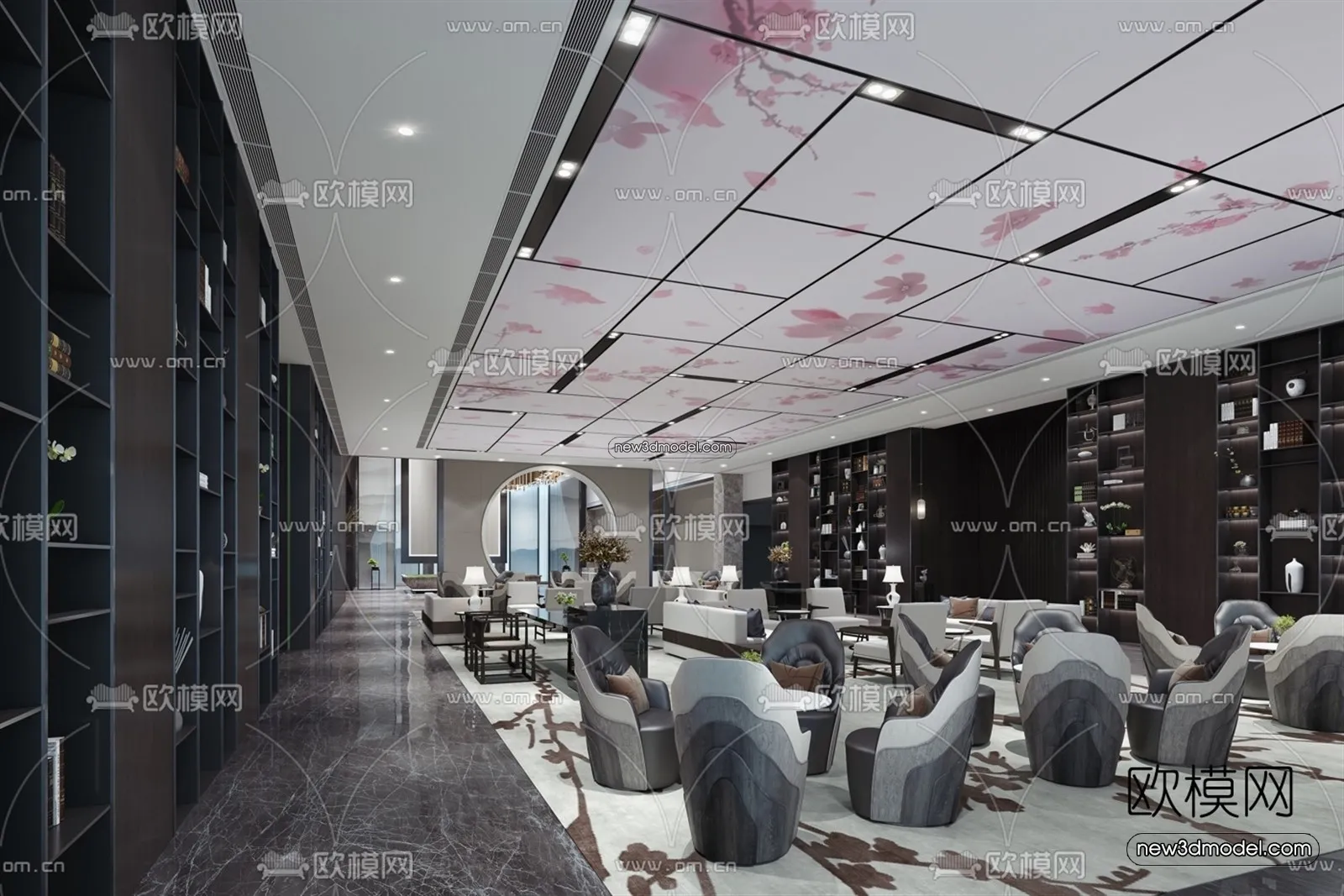 Interior 3D Model of Sales Office – 3D Scene – 156 – VRAY