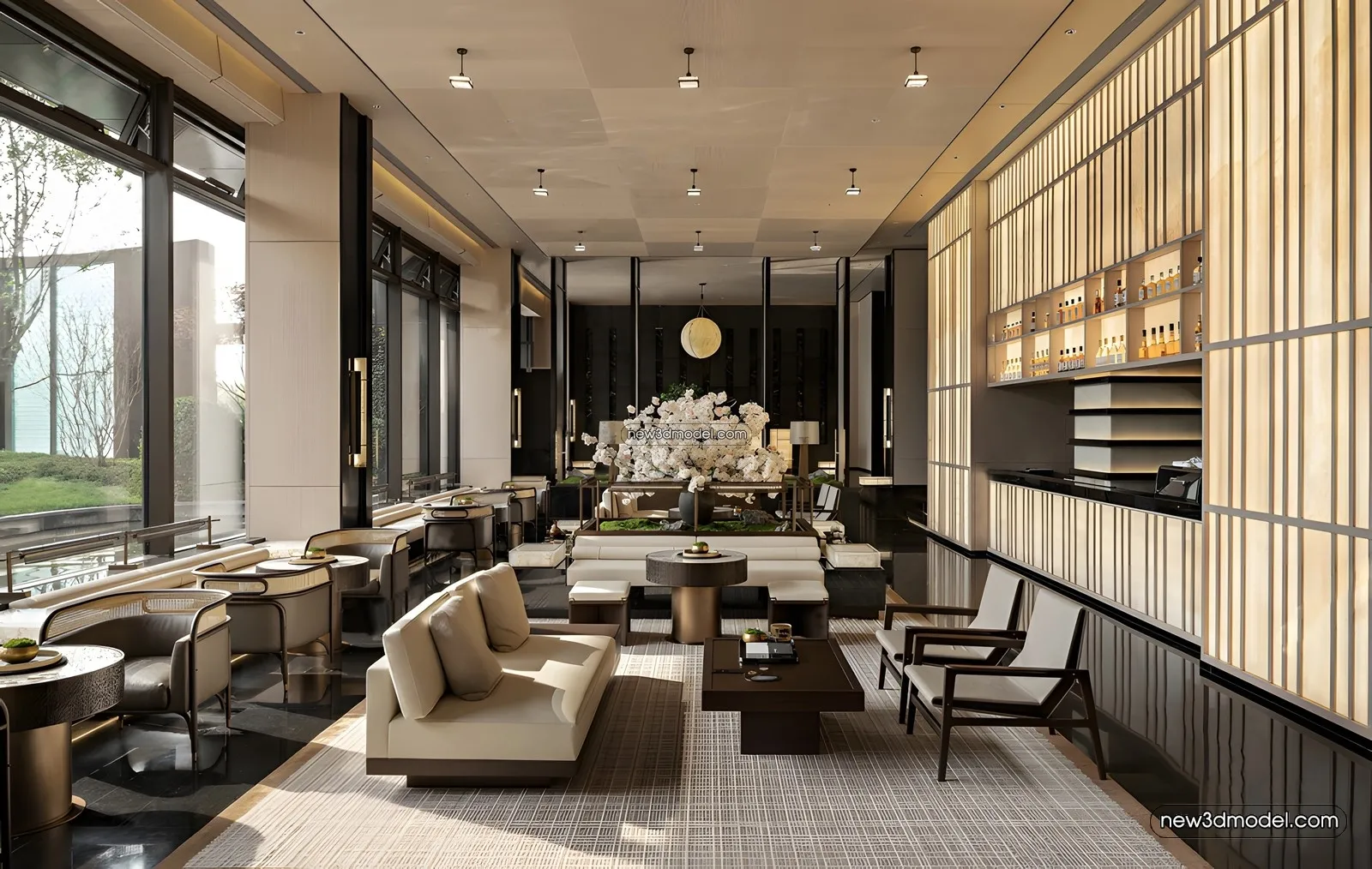 Interior 3D Model of Sales Office – 3D Scene – 160 – VRAY