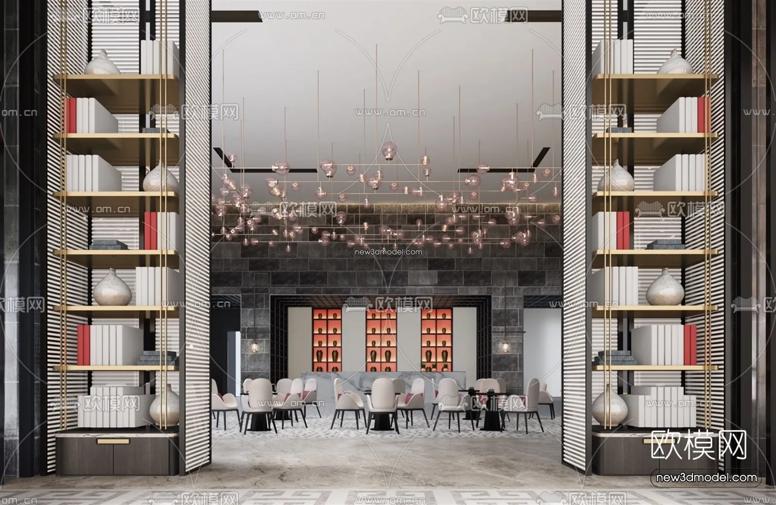 Interior 3D Model of Sales Office – 3D Scene – 162 – VRAY