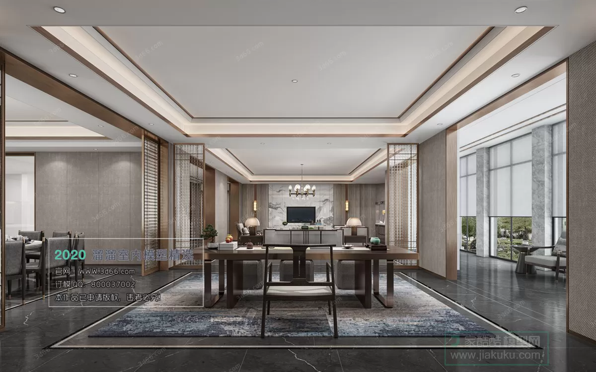 INTERIOR – 3D MODELS – CHINESE STYLE – 012