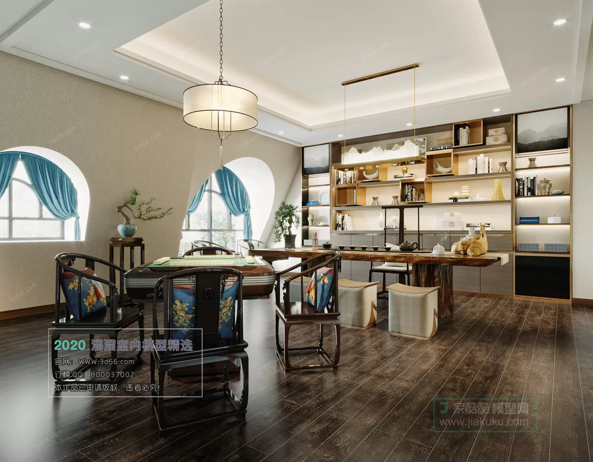INTERIOR – 3D MODELS – CHINESE STYLE – 023