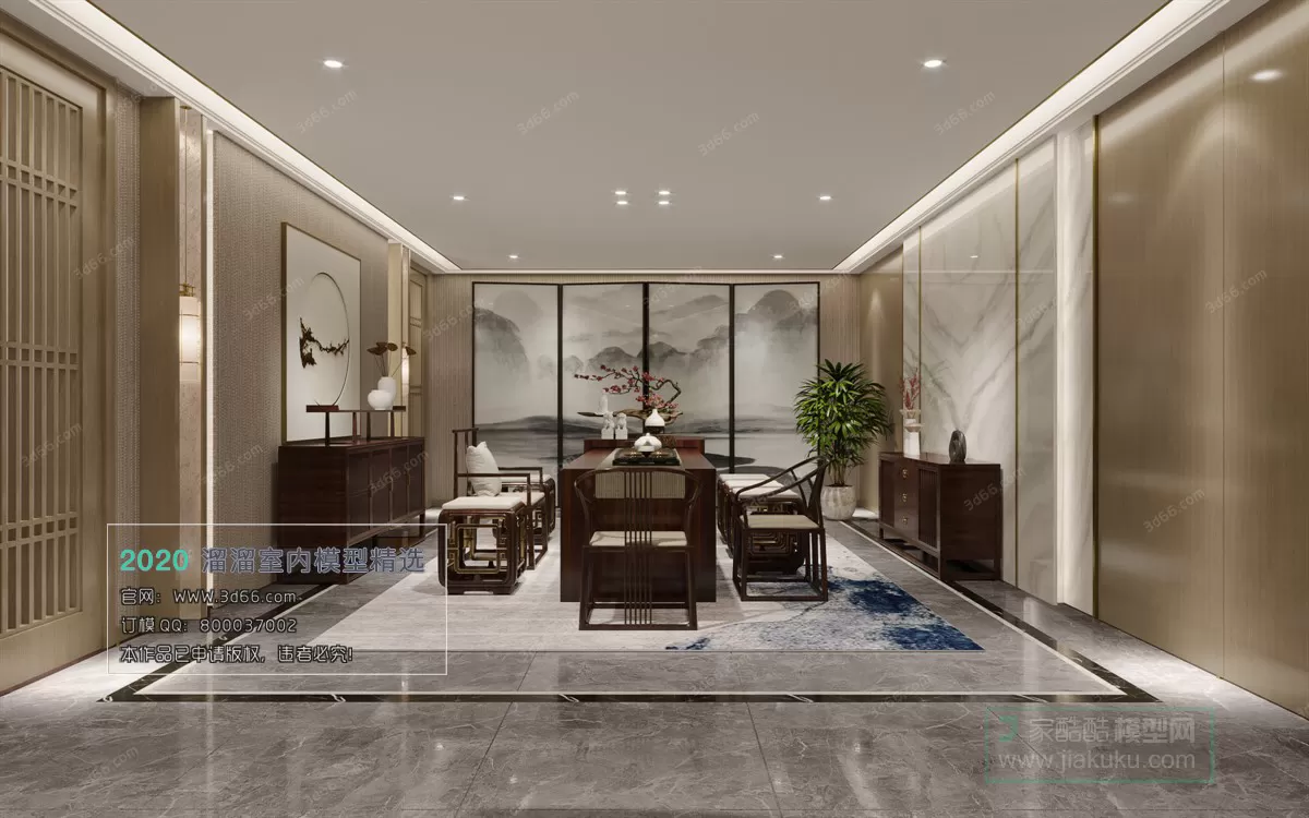 INTERIOR – 3D MODELS – CHINESE STYLE – 024