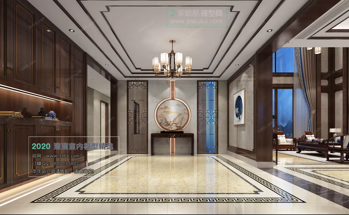 INTERIOR – 3D MODELS – CHINESE STYLE – 008