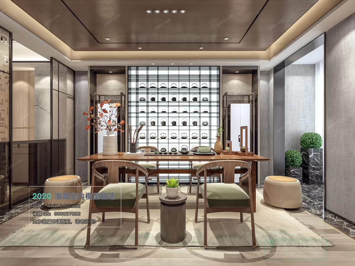 INTERIOR – 3D MODELS – CHINESE STYLE – 009 INTERIOR – 3D MODELS – CHINESE STYLE – 009