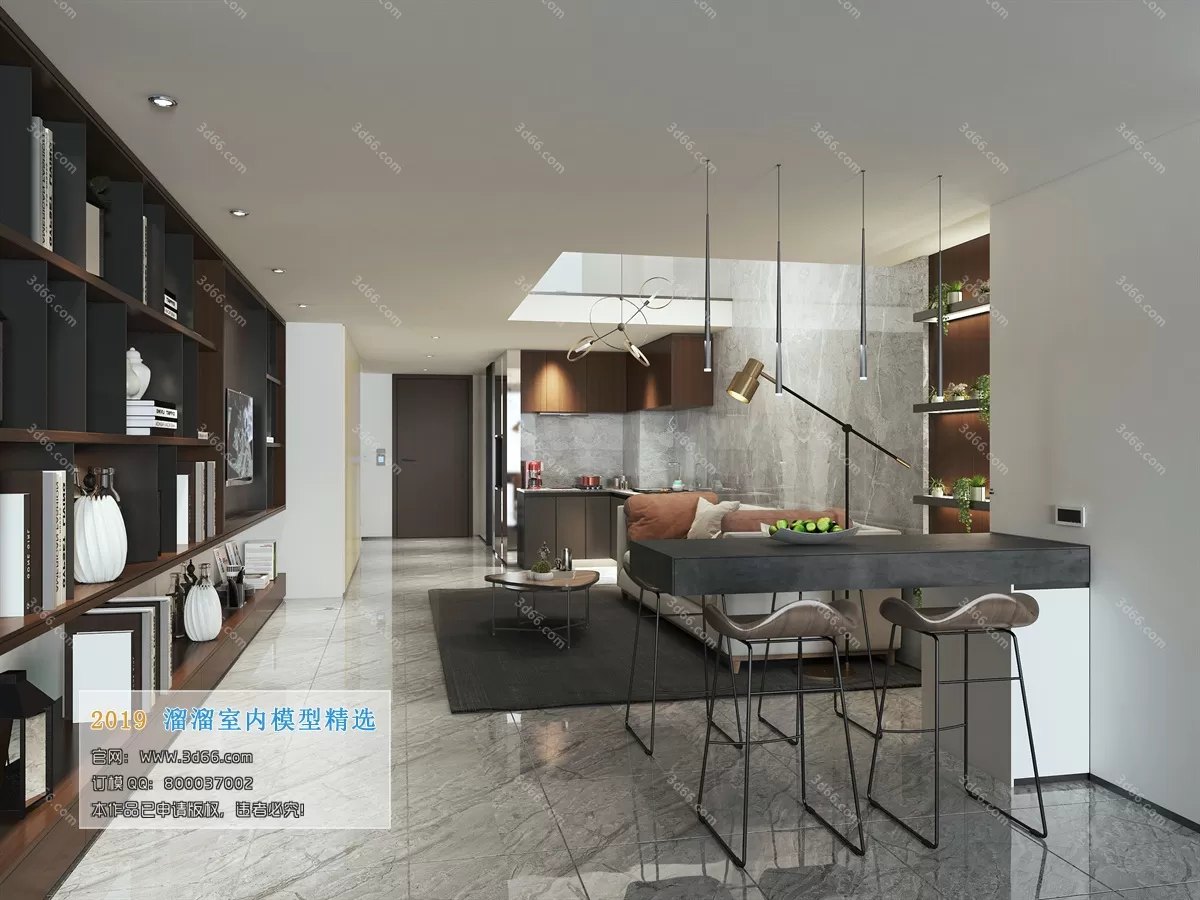 LIVING ROOM 3D MODELS – A110-Modern style – 109 LIVING ROOM 3D MODELS – A110-Modern style – 109