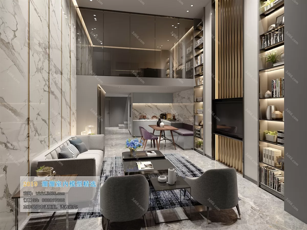 LIVING ROOM 3D MODELS – A113-Modern style – 112 LIVING ROOM 3D MODELS – A113-Modern style – 112