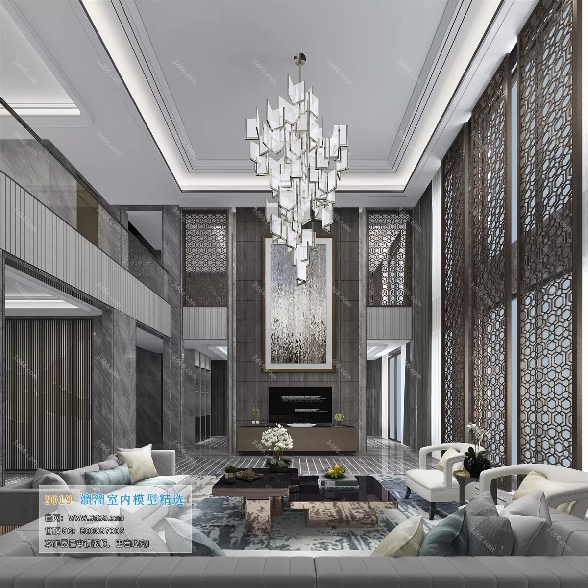 LIVING ROOM 3D MODELS – A115-Modern style – 114 LIVING ROOM 3D MODELS – A115-Modern style – 114