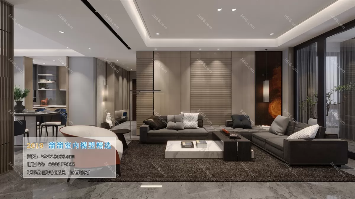 LIVING ROOM 3D MODELS – A156-Modern style-Corona – 154 LIVING ROOM 3D MODELS – A156-Modern style-Corona – 154