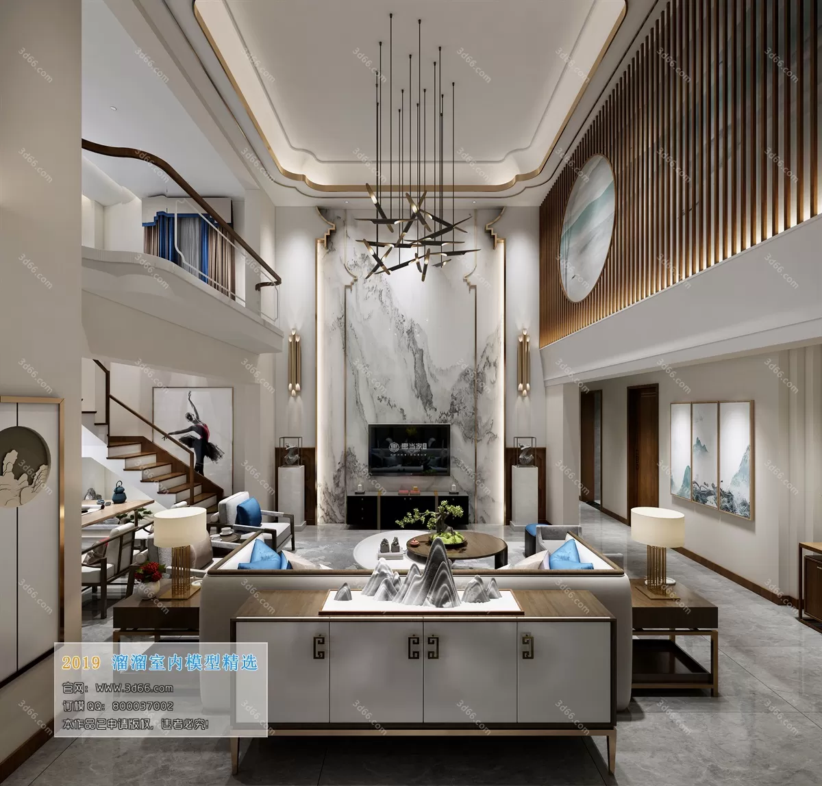 LIVING ROOM 3D MODELS – C046-Chinese style – 244 LIVING ROOM 3D MODELS – C046-Chinese style – 244