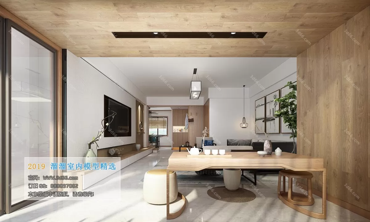 LIVING ROOM 3D MODELS – C084-Chinese style – 279 LIVING ROOM 3D MODELS – C084-Chinese style – 279