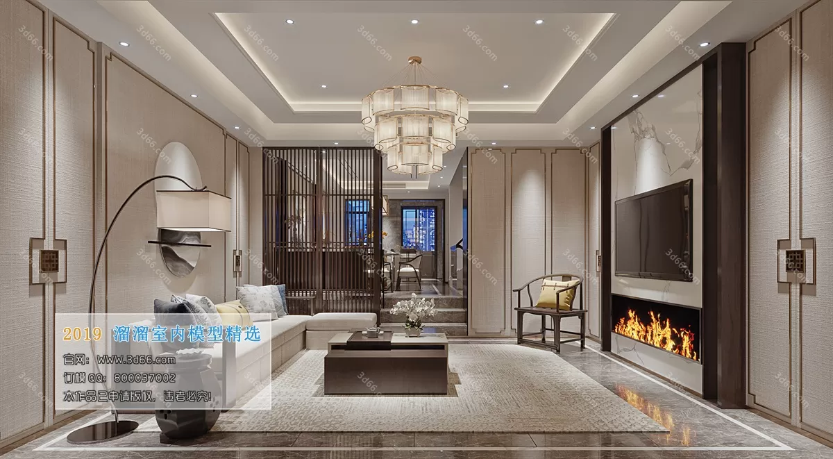 LIVING ROOM 3D MODELS – C100-Chinese style-Corona – 295 LIVING ROOM 3D MODELS – C100-Chinese style-Corona – 295