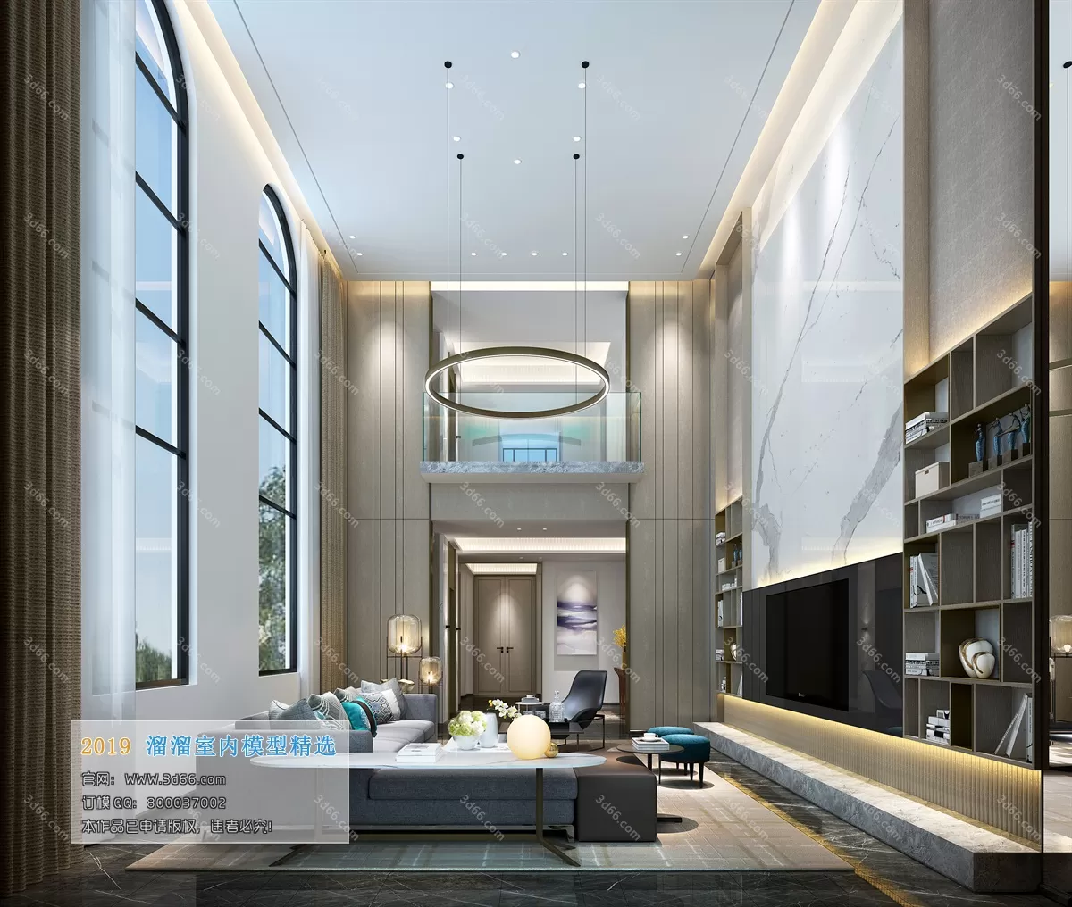 LIVING ROOM 3D MODELS – A079-Modern style – 78 LIVING ROOM 3D MODELS – A079-Modern style – 78