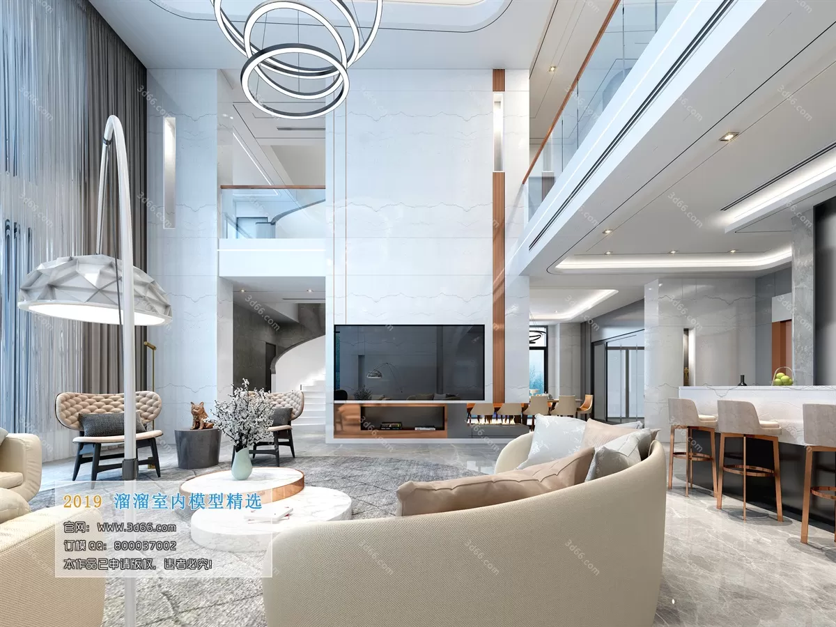 LIVING ROOM 3D MODELS – A089-Modern style – 88 LIVING ROOM 3D MODELS – A089-Modern style – 88