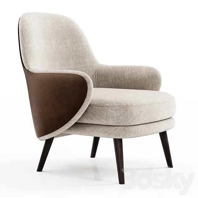 Interior chair Mason 3D Model Interior chair Mason 3D Model