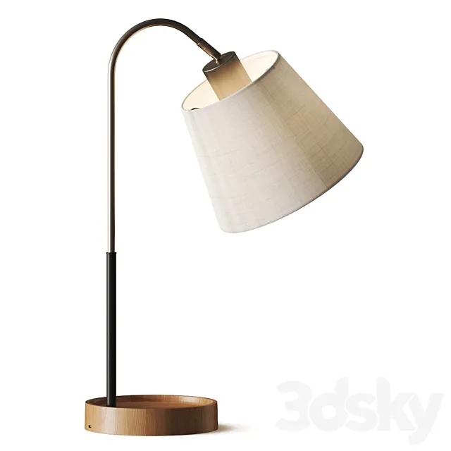 Interior Define Emmett Natural Table Lamp 3DModel Interior Define Emmett Natural Table Lamp 3DModel