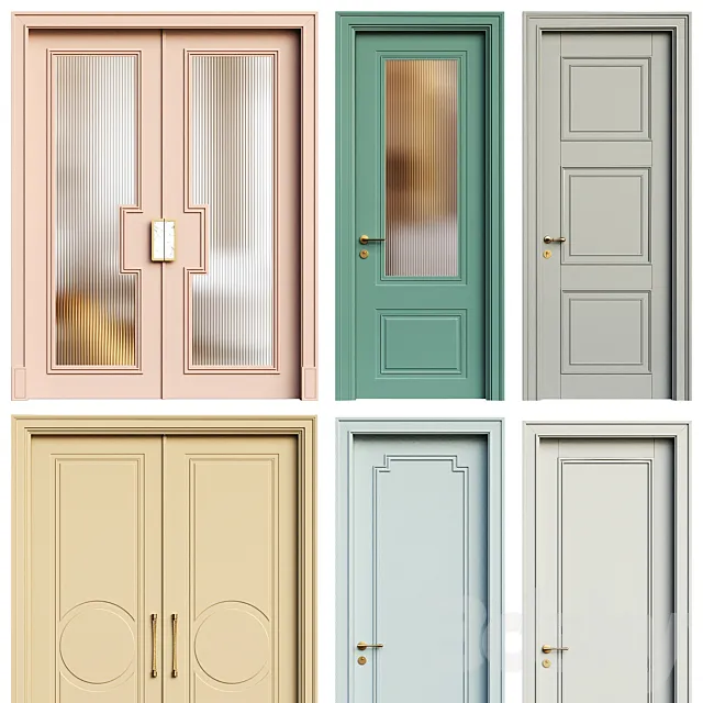 interior door 016 3D Model