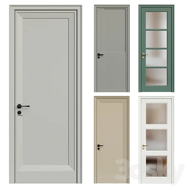 interior door 019 3D Model