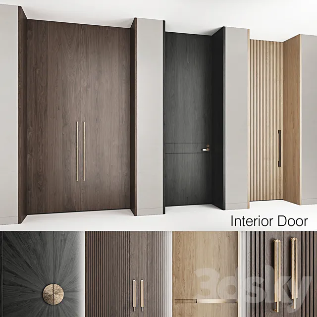 Interior Door 022 3D Model