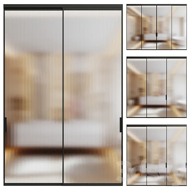 interior door 051 – sliding door 3D Model