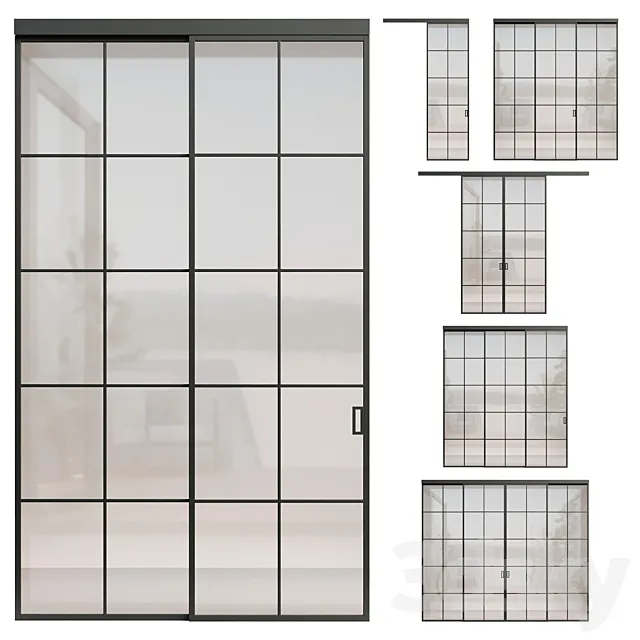 Interior door 167 – HolzDoors 3D Model