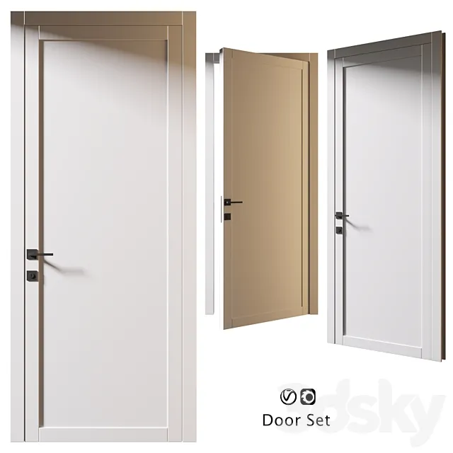 Interior door | 8 3D Model