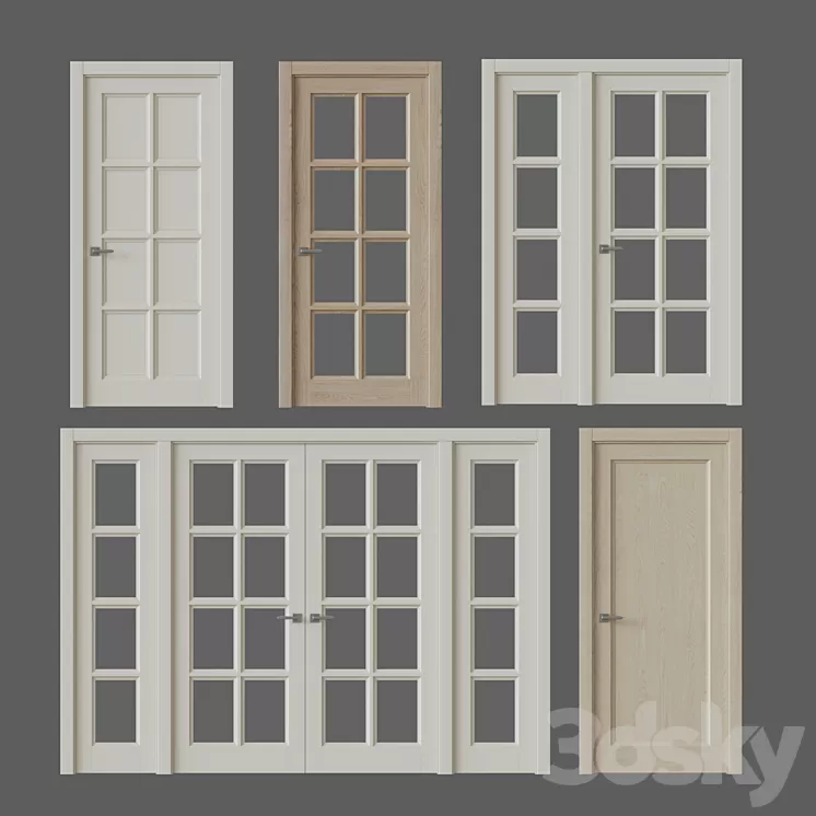 Interior door – Chalet (Sofia) 3D Model