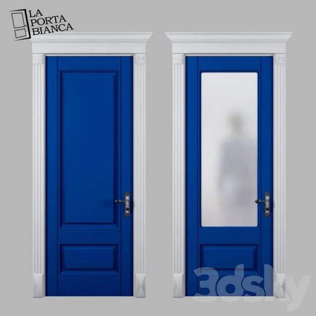 Interior door Frida F from LaPortaBianca 3D Model